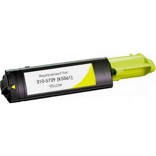 Picture of Compatible K5361 (310-5729) Yellow Toner Cartridge (4000 Yield)