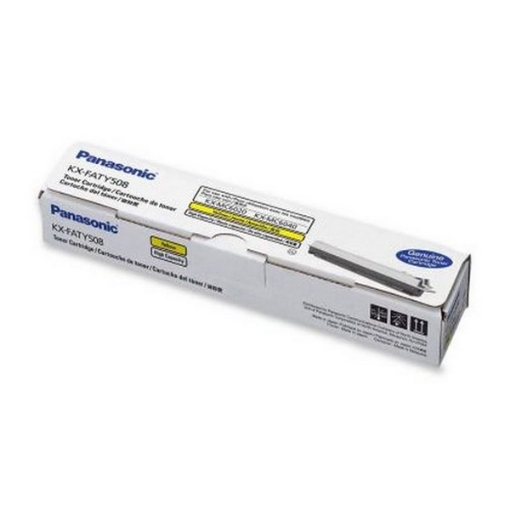 Picture of Panasonic KX-FATY508 OEM Yellow Toner Cartridge