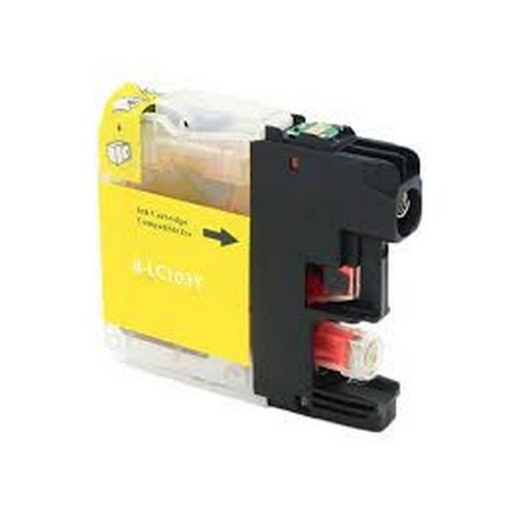 Picture of Compatible LC-101Y High Yield Yellow Inkjet Cartridge (600 Yield)