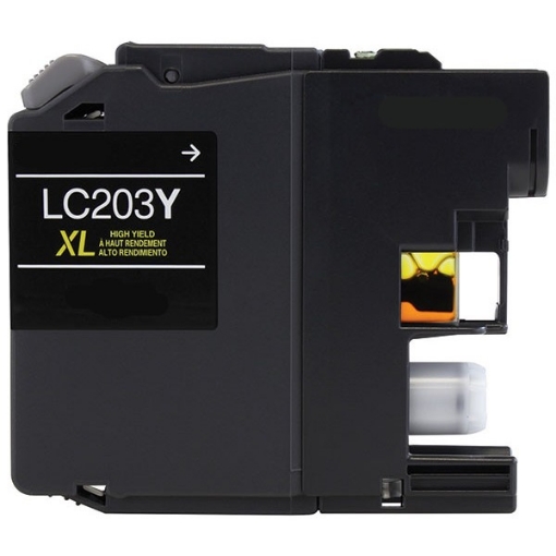 Picture of Premium LC-203Y Compatible High Yield Brother Yellow Inkjet Cartridge