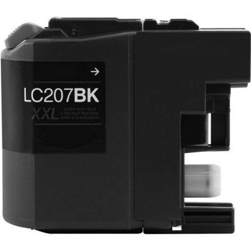 Picture of Premium LC-207Bk (LC-207XXL) Compatible Super High Yield Brother Black Inkjet Cartridge