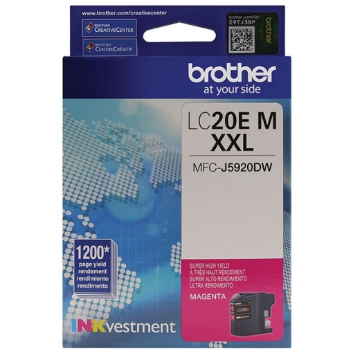 Picture of Brother LC-20EM OEM High Yield Magenta Inkjet Cartridge