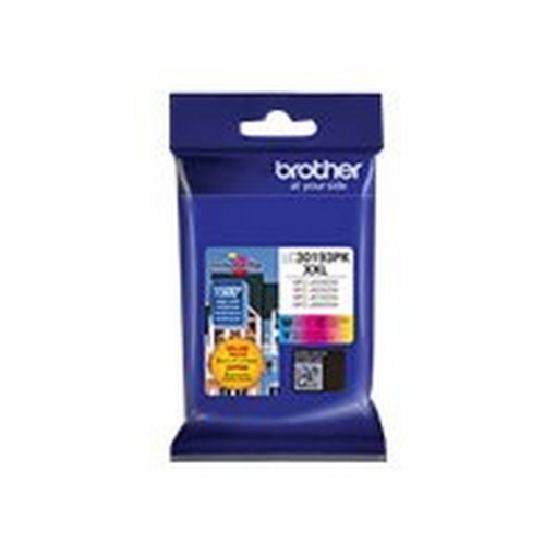 Picture of Brother LC-30193PK (LC-3019M) OEM Super High Yield Cyan, Magenta, Yellow Ink Cartridge (3 pk)