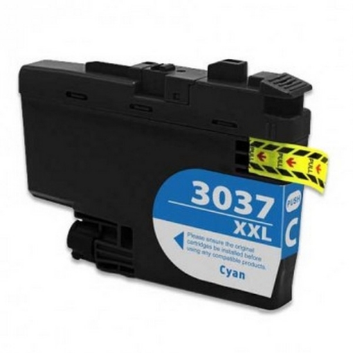 Picture of Premium LC-3037C Compatible Super High Yield Brother Cyan Inkjet Cartridge