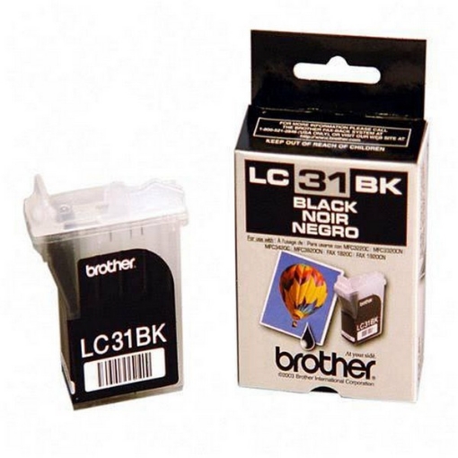 Picture of Brother LC-31BK OEM Black Inkjet Cartridge