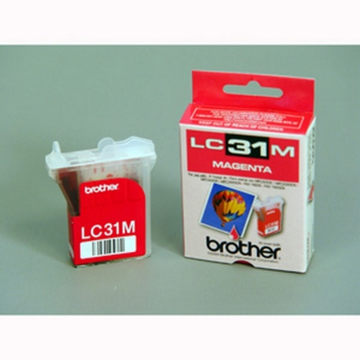 Picture of Brother LC-31M OEM Magenta Inkjet Cartridge