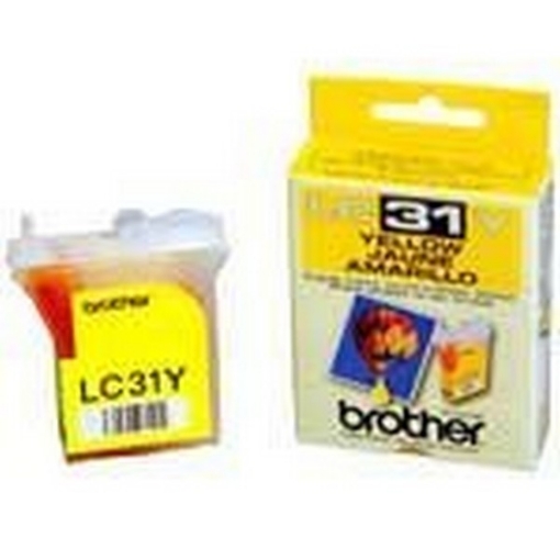 Picture of Brother LC-31Y OEM Yellow Inkjet Cartridge