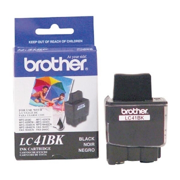 Show details for Brother LC-41BK OEM Black Inkjet Cartridge Picture of Brother LC-41BK OEM Black Inkjet Cartridge