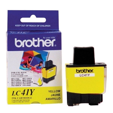 Show details for Brother LC-41Y OEM Yellow Inkjet Cartridge Picture of Brother LC-41Y OEM Yellow Inkjet Cartridge