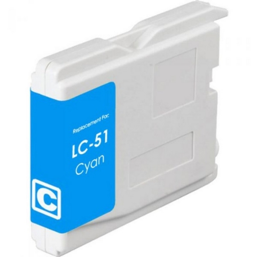 Picture of Premium LC-51C Compatible Brother Cyan Inkjet Cartridge