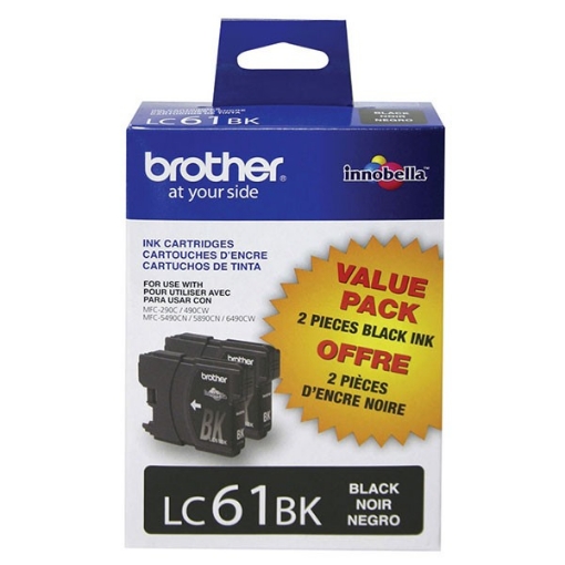 Picture of Brother LC-612PKS OEM Black Ink Cartridge