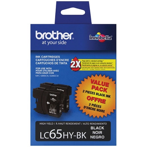 Picture of Brother LC-652PKS OEM Black Ink Cartridge