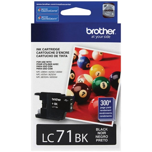 Picture of Brother LC-71BK OEM Black Ink Cartridge