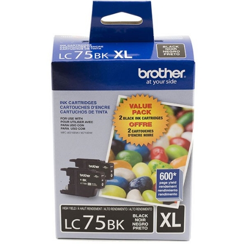 Picture of Brother LC-752PKS OEM High Yield Black Ink Cartridge