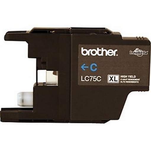 Picture of Premium LC-75C Compatible High Yield Brother Cyan Inkjet Cartridge