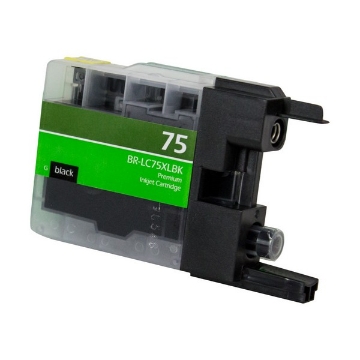Show details for Compatible LC-75XLBK High Yield Black Inkjet Cartridge (600 Yield) Picture of Compatible LC-75XLBK High Yield Black Inkjet Cartridge (600 Yield)