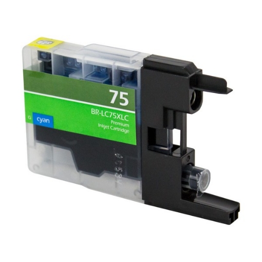 Picture of Compatible LC-75XLCN High Yield Cyan Inkjet Cartridge (600 Yield)