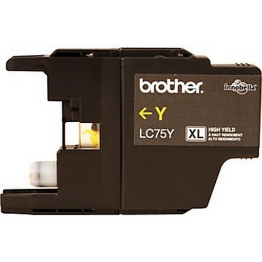 Picture of Premium LC-75Y Compatible High Yield Brother Yellow Inkjet Cartridge