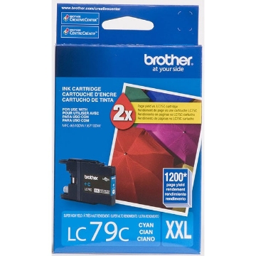 Show details for Brother LC-79C OEM Extra High Yield Cyan Inkjet Cartridge Picture of Brother LC-79C OEM Extra High Yield Cyan Inkjet Cartridge