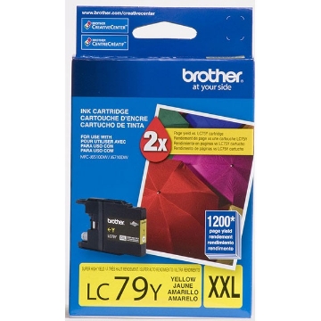 Show details for Brother LC-79Y Extra High Yield Yellow Inkjet Cartridge (1200 Yield) Picture of Brother LC-79Y Extra High Yield Yellow Inkjet Cartridge (1200 Yield)