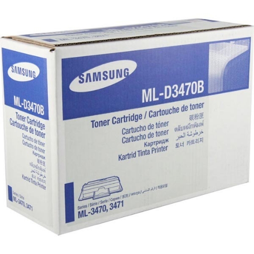 Picture of Samsung ML-D3470B (ML3470DB) OEM Black Toner Cartridge