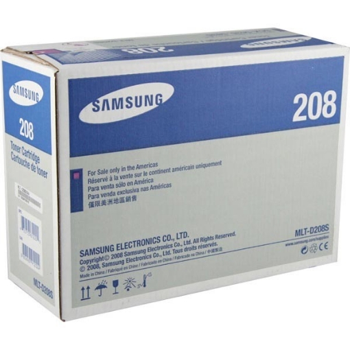 Picture of Samsung MLT-D208S OEM Black Laser Toner Cartridge