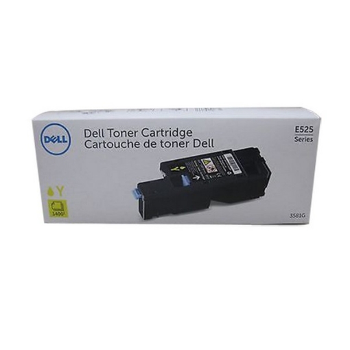 Picture of Dell MWR7R (593-BBJW) OEM Yellow Toner Cartridge