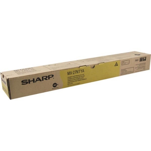 Picture of Sharp MX-27NTYA Yellow Laser Toner Cartridge (15000 Yield)