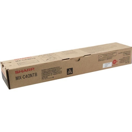 Picture of Sharp MX-C40NTB Black Toner Cartridge (10000 Yield)