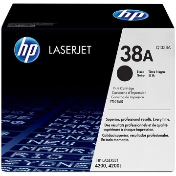 Show details for HP Q1338A (HP 38A) High Yield Black Toner Cartridge (20000 Yield) Picture of HP Q1338A (HP 38A) High Yield Black Toner Cartridge (20000 Yield)