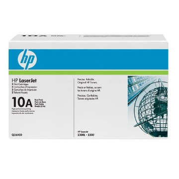 Show details for HP Q2610AD (HP 10A) OEM Black Laser Toner Cartridges (2 pk) Picture of HP Q2610AD (HP 10A) OEM Black Laser Toner Cartridges (2 pk)