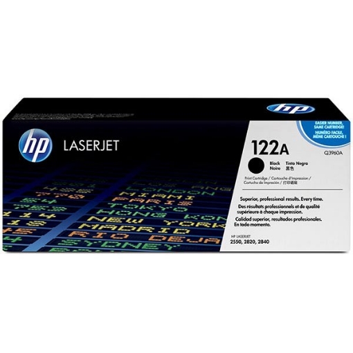 Picture of HP Q3960A (HP 122A) OEM Black Toner Cartridge