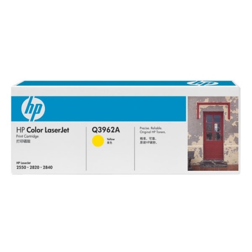 Picture of HP Q3962A (HP 122A) OEM Yellow Toner Cartridge