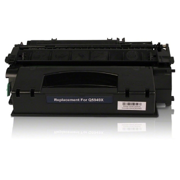 Show details for Premium Q5949X (HP 49X) Compatible High Yield HP Black Toner Cartridge Picture of Premium Q5949X (HP 49X) Compatible High Yield HP Black Toner Cartridge