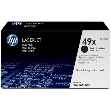 Show details for HP Q5949XD (HP 49X) OEM Black Toner Printer Cartridge Picture of HP Q5949XD (HP 49X) OEM Black Toner Printer Cartridge