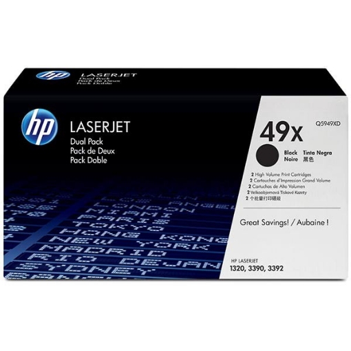 Picture of HP Q5949XD (HP 49X) OEM Black Toner Printer Cartridge