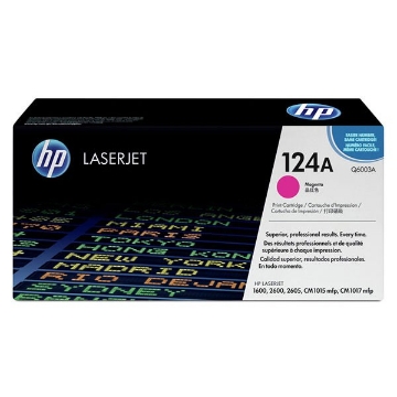 Show details for HP Q6003A (HP 124A) Magenta Toner Cartridge (2000 Yield) Picture of HP Q6003A (HP 124A) Magenta Toner Cartridge (2000 Yield)