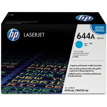 Show details for HP Q6461A (HP 644A) OEM Cyan Toner Cartridge Picture of HP Q6461A (HP 644A) OEM Cyan Toner Cartridge