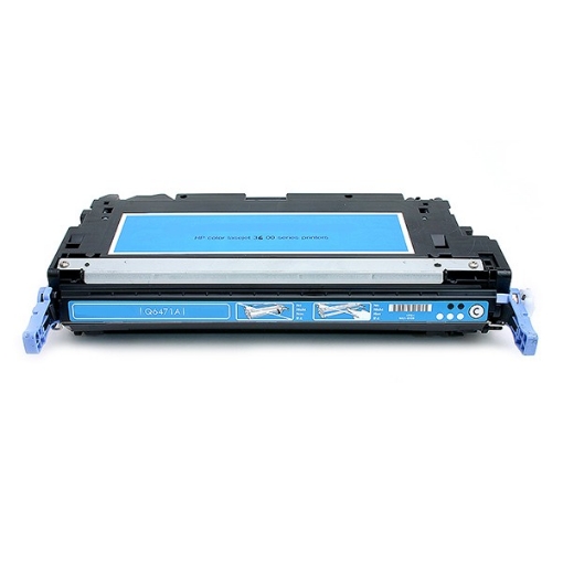 Picture of Compatible Q6471A (HP 502A) Compatible HP Cyan Toner Cartridge