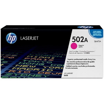 Show details for HP Q6473A (HP 502A) Magenta Toner Cartridge (4000 Yield) Picture of HP Q6473A (HP 502A) Magenta Toner Cartridge (4000 Yield)