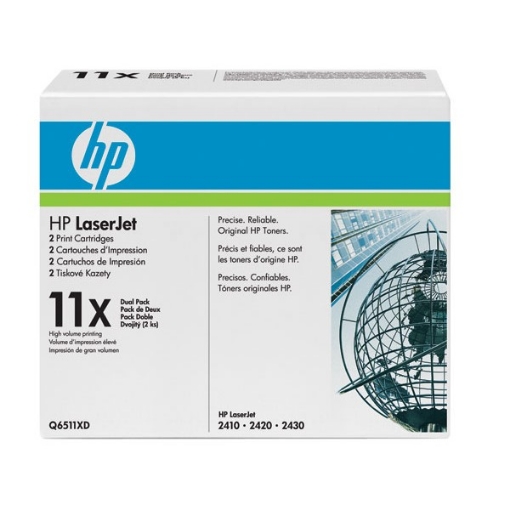 Picture of HP Q6511XD (HP 11X) OEM Black Laser Toner Cartridge