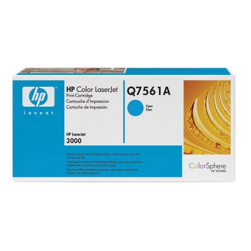 Picture of HP Q7561A (HP 314A) OEM Cyan Toner Cartridge