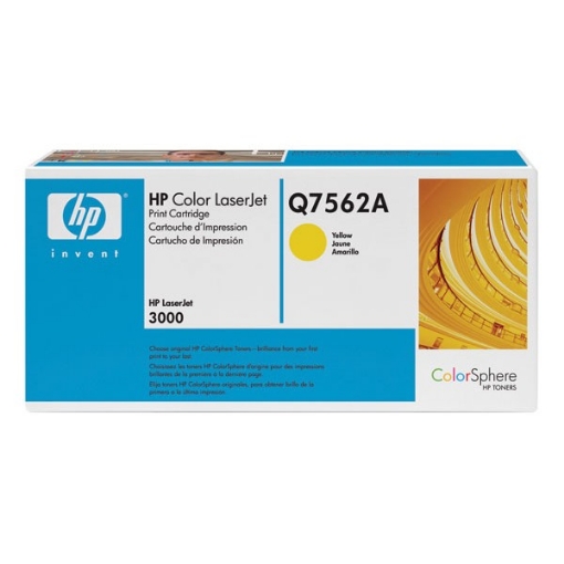 Picture of HP Q7562A (HP 314A) Yellow Toner Cartridge (3500 Yield)