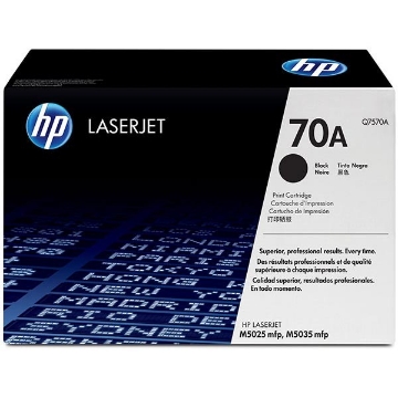 Show details for HP Q7570A (HP 70A) Black Toner Cartridge (15000 Yield) Picture of HP Q7570A (HP 70A) Black Toner Cartridge (15000 Yield)