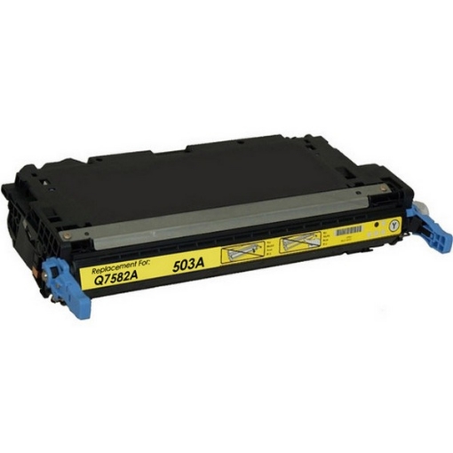 Picture of Premium Q7582A (HP 503A) Compatible HP Yellow Toner Cartridge