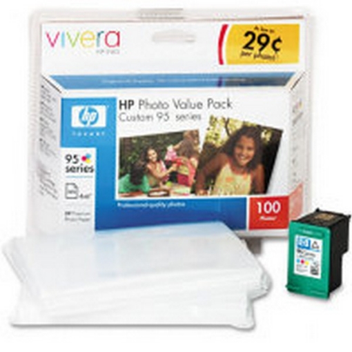 Picture of HP Q7932AN (HP 95) OEM Tri-Color Inkjet Cartridge (Value Pack)