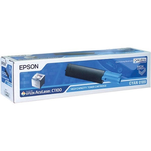 Picture of Epson S050189 OEM Cyan Toner Cartridge