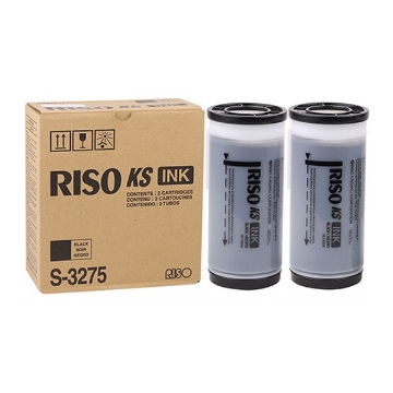 Picture of Risograph S-3275 OEM Black Inkjet Cartridges (2 each)