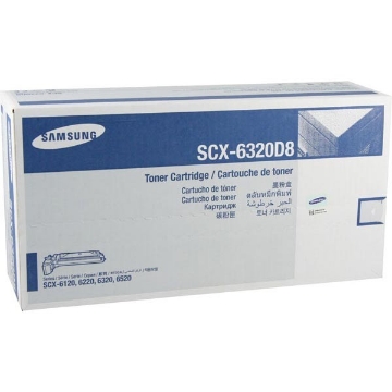 Show details for Samsung SCX-6320D8 Black Toner Cartridge (8000 Yield) Picture of Samsung SCX-6320D8 Black Toner Cartridge (8000 Yield)