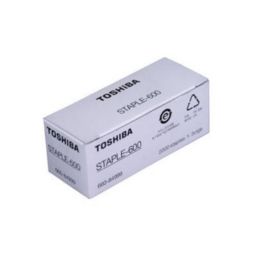 Show details for Toshiba STAPLE600 Staple for Saddle Stitch, Finisher (Staple 600) (3-ctg/ctn) (2000 Yield) Picture of Toshiba STAPLE600 Staple for Saddle Stitch, Finisher (Staple 600) (3-ctg/ctn) (2000 Yield)